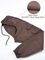 Caramel Brown Heavy Gauge Cargo Joggers