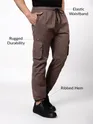 Caramel Brown Heavy Gauge Cargo Joggers