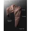 Caramel Brown Dual Pocket Cargo Joggers