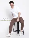 Caramel Brown Heavy Gauge Cargo Joggers
