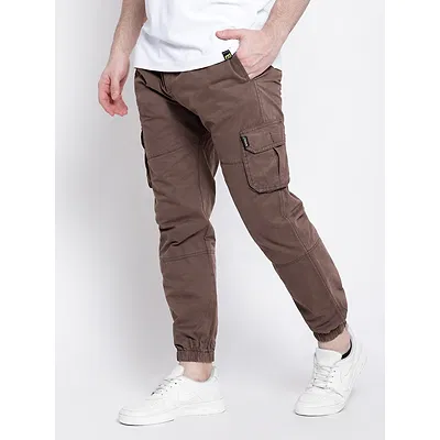 Caramel Brown Dual Pocket Cargo Joggers