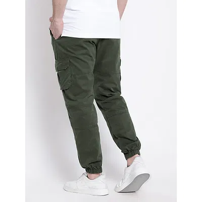 Crocodile Green Dual Pocket Cargo Joggers