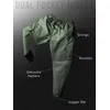 Crocodile Green Dual Pocket Cargo Joggers