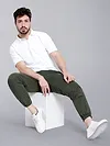 Buy Crocodile Green Heavy Gauge Cargo Joggers