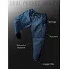 Dark Space Blue Dual Pocket Cargo Joggers