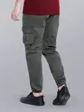 Matte Grey Heavy Gauge Cargo Joggers