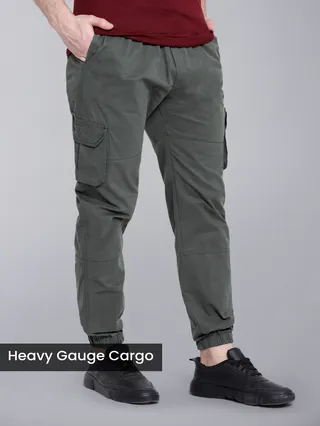 buy cotton joggers for men with utility pockets and durable fabric in a regular fit for outdoor style, 