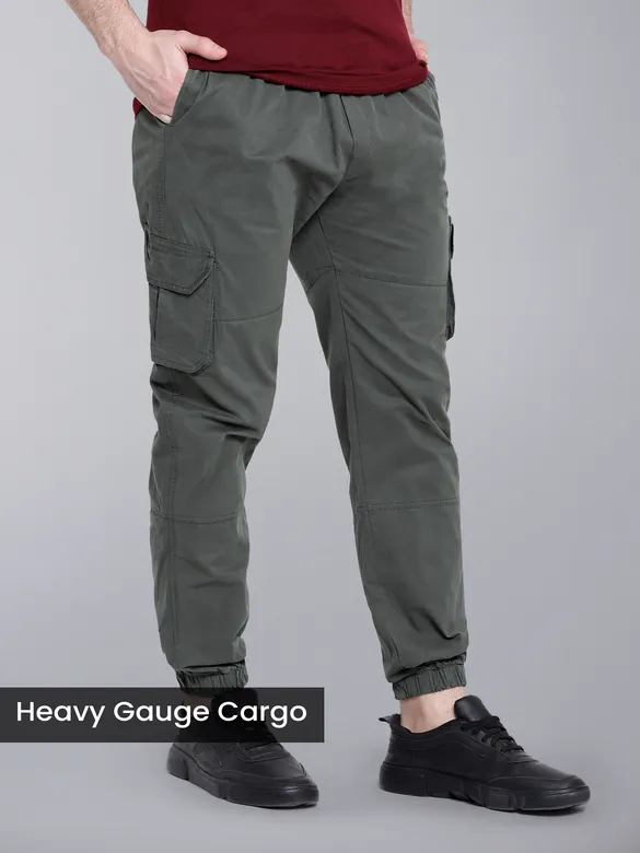 buy cotton joggers for men with utility pockets and durable fabric in a regular fit for outdoor style, 