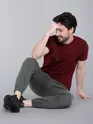 Matte Grey Heavy Gauge Cargo Joggers