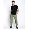 Pale Olive Dual Pocket Cargo Joggers