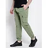 Pale Olive Dual Pocket Cargo Joggers