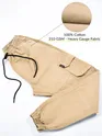 Tan Yellow Dual Pocket Cargo Joggers