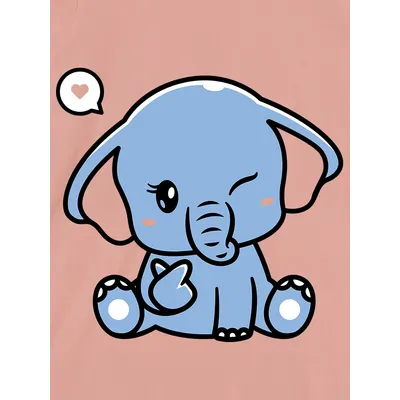 Baby Elephant T-shirts for Girls