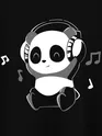 Music Panda T-shirts for Girls