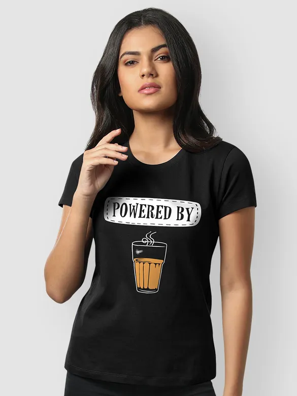 Powered by Chai T-shirt for Girls