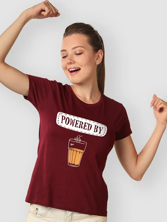 Powered by Chai T-shirts for Girls