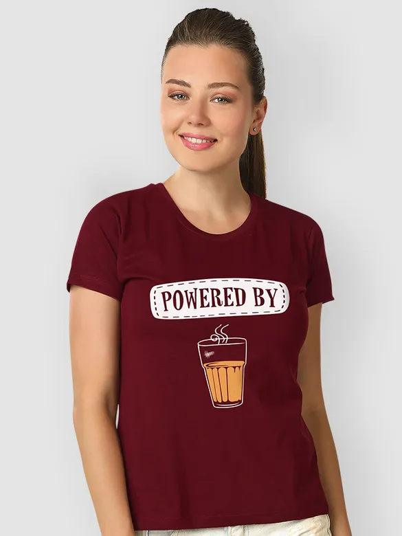 Powered by Chai T-shirts for Girls