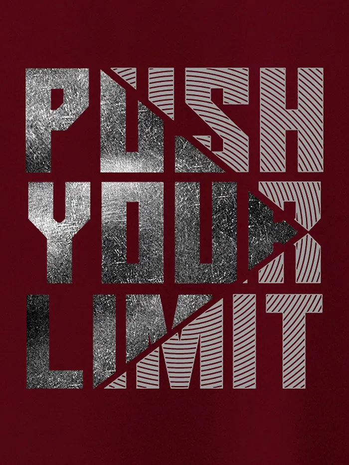 Push Your Limit Printed T shirts For Girls