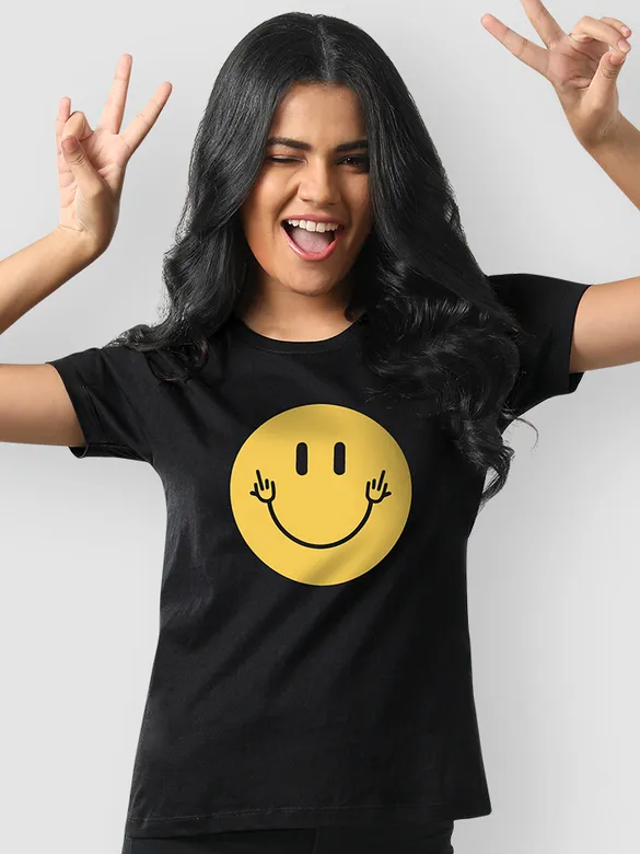 Smiley T-shirts for Girls