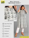 Bold Floral Flared Kurti