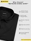 Lunar Black - Formal Shirts For Men