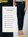 Blue Belted Skin Fit Women Jeggings