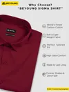 Rustic Burgundy - Formal Shirts For Men