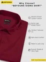 Rustic Burgundy - Formal Shirts For Men