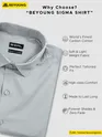 Elephant Grey - Formal Shirts For Men