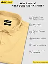 Pale Yellow - Formal Shirts For Men
