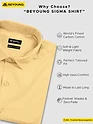 Pale Yellow - Formal Shirts For Men