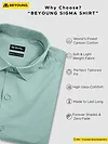 Pistachio Green - Formal Shirts For Men