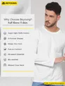Plain White Full Sleeves T-shirt