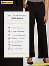 Solid Black Parallel Women Jeggings