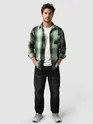 Green Frayed Check Shirt