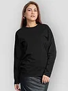 Pack of 3 - Women Plain Full Sleeve T-shirt Combo Black Burgundy Space Grey