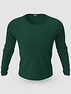 Pack of 2-Full Sleeve T-shirt Combo Bottle Green And Navy Blue