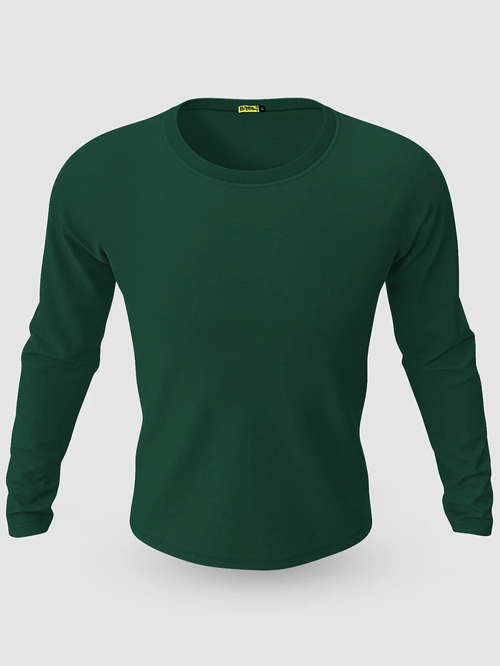 Pack of 2-Full Sleeve T-shirt Combo Bottle Green And Navy Blue