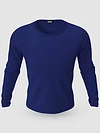 Pack of 2-Full Sleeve T-shirt Combo Bottle Green And Navy Blue
