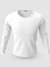 Pack of 2-Plain Full Sleeve T-shirt Combo Black And White