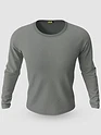 Pack of 2-Plain Full Sleeve T-shirt Combo Space Grey And Navy Blue