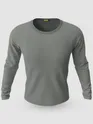Pack of 2-Plain Full Sleeve T-shirt Combo Space Grey And Navy Blue