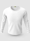 Pack of 2-Plain Full Sleeve T-shirt Combo White And Burgundy