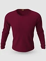 Pack of 3-Full Sleeve T-shirt Combo Burgundy Green Navy Blue