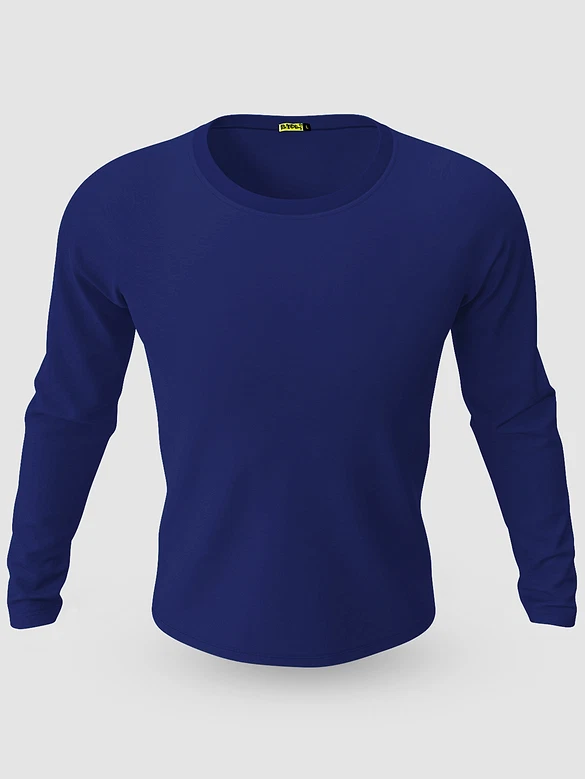 Pack of 3-Full Sleeve T-shirt Combo Burgundy Green Navy Blue