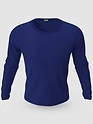 Pack of 3-Full Sleeve T-shirt Combo Burgundy Green Navy Blue