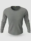 Pack of 3 Plain Full Sleeve T-shirt Black White And Grey