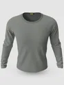 Pack of 3 Plain Full Sleeve T-shirt Black White And Grey