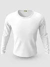 Pack of 3 Plain Full Sleeve T-shirt Black White And Grey