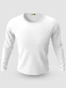 Pack of 3 Plain Full Sleeve T-shirt Black White And Grey